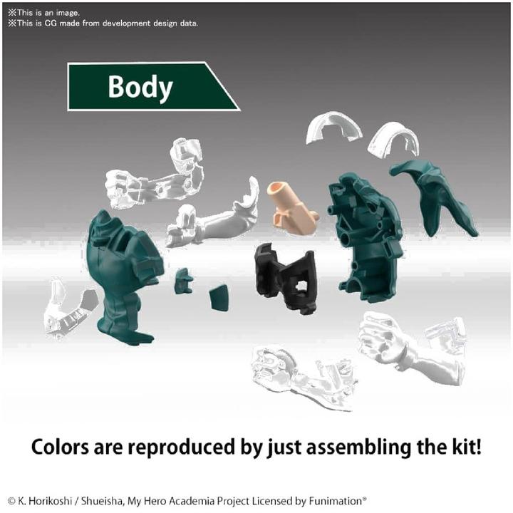 Actual product image Bandai Entry Grade Izuku Midoriya