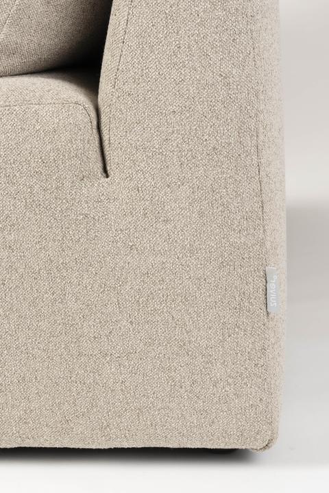 Produktbild Zuiver Prosper Sofa Right Cappuccino (Ecksofa)