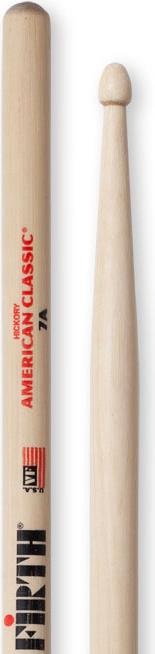 Image du produit Vic Firth VF7A Baguettes de tambour 7A (Batterie)