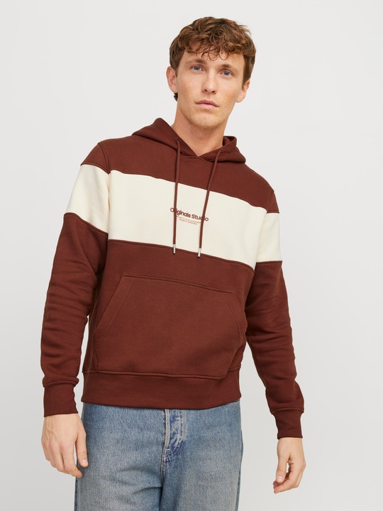 Produktbild Jack & Jones Jorvesterbro Block Sweat Hood Styd Aw24 (M)