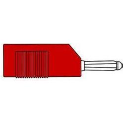 Thumbnail - Hirschmann Büschelstecker Mit Leitungseinführung Längs Oder Quer, Schraubanschluss - Rot (Bsb 20k), Elektronikkabel + St...
