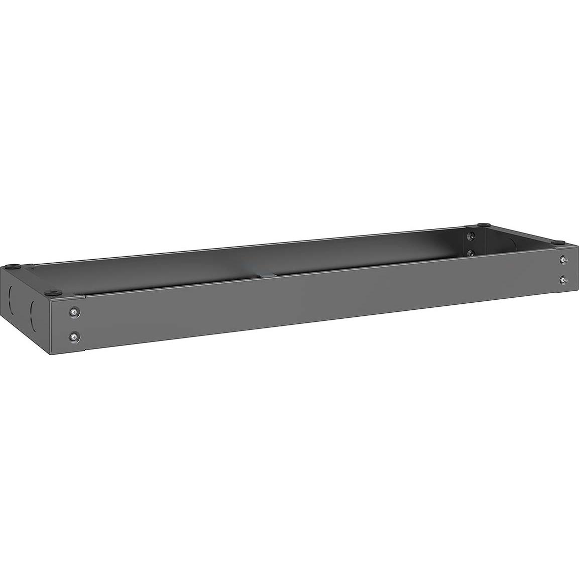 ABN UT409 Standsockel RAL7022 B/H/T 1090/90/340mm, Serverschrank Zubehör, Grau