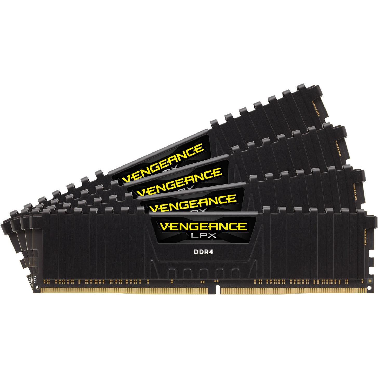 Thumbnail - Corsair Vengeance LPX (4 x 16GB, 3000 MHz, DDR4-RAM, DIMM), RAM, Schwarz