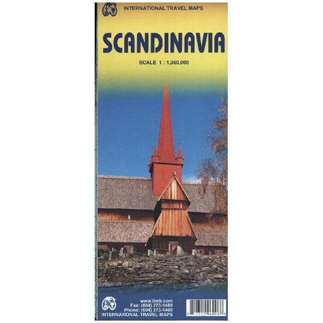 Thumbnail - Maps. Scandinavia, Landkarte