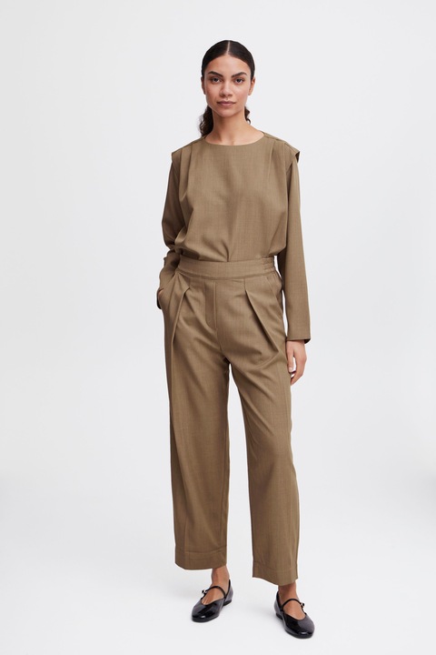 Actual product image B.young BYMMMIDDE BARREL PANTS 20815544 (36)