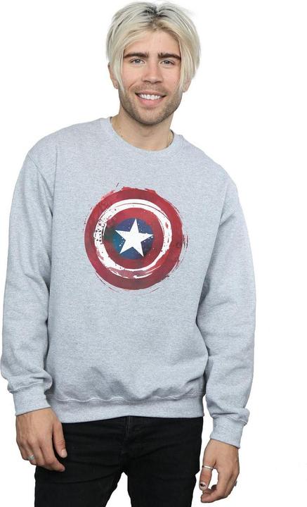 Image du produit - Sweat CAPTAIN AMERICA SPLATTER SHIELD - Homme (4XL)