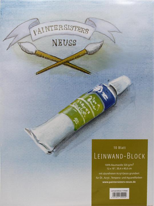 Image du produit Paintersisters Bloc à peindre toile 30x40 (30 x 40 cm)