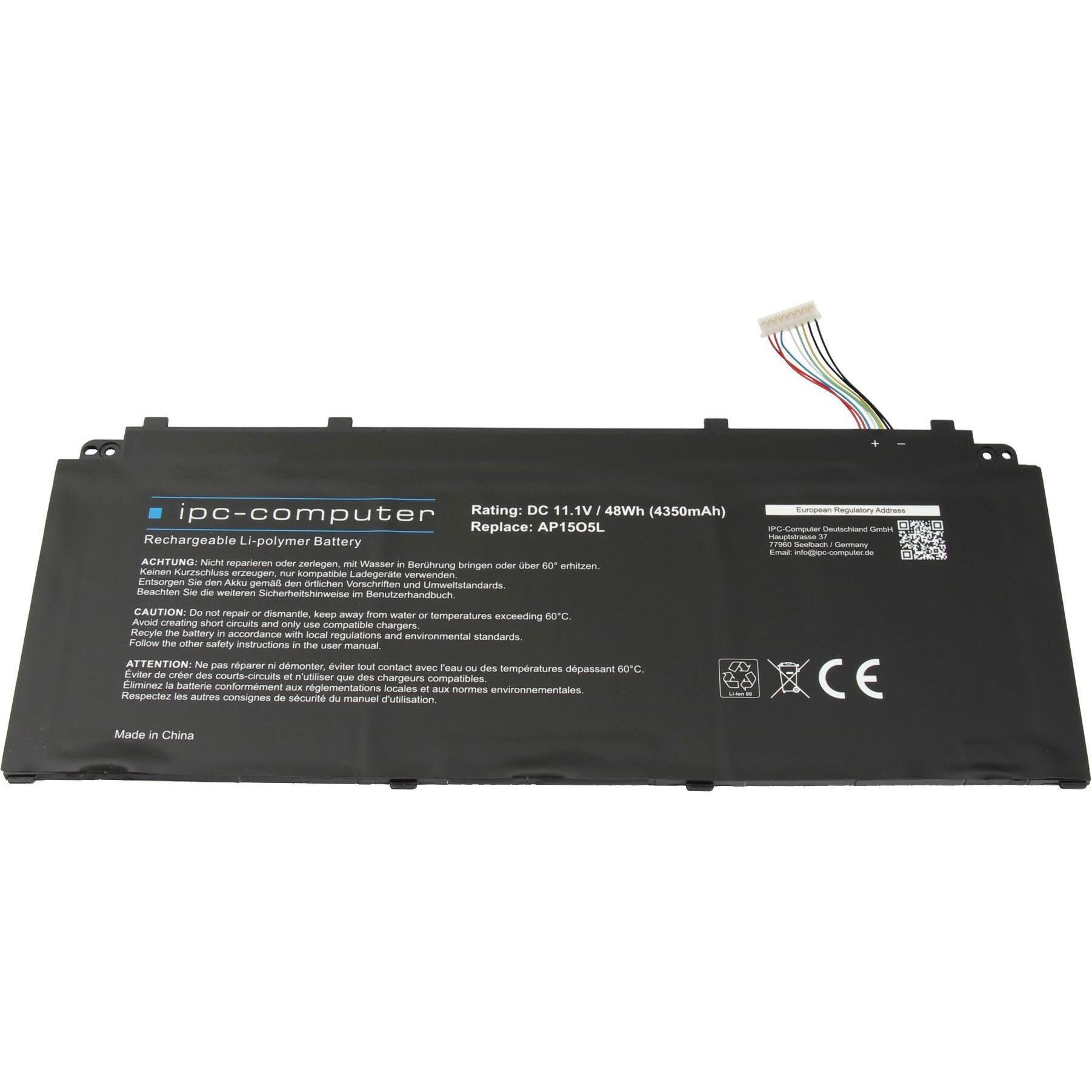 IPC AP15O5L (3 Zellen, 4350 mAh), Notebook Akku