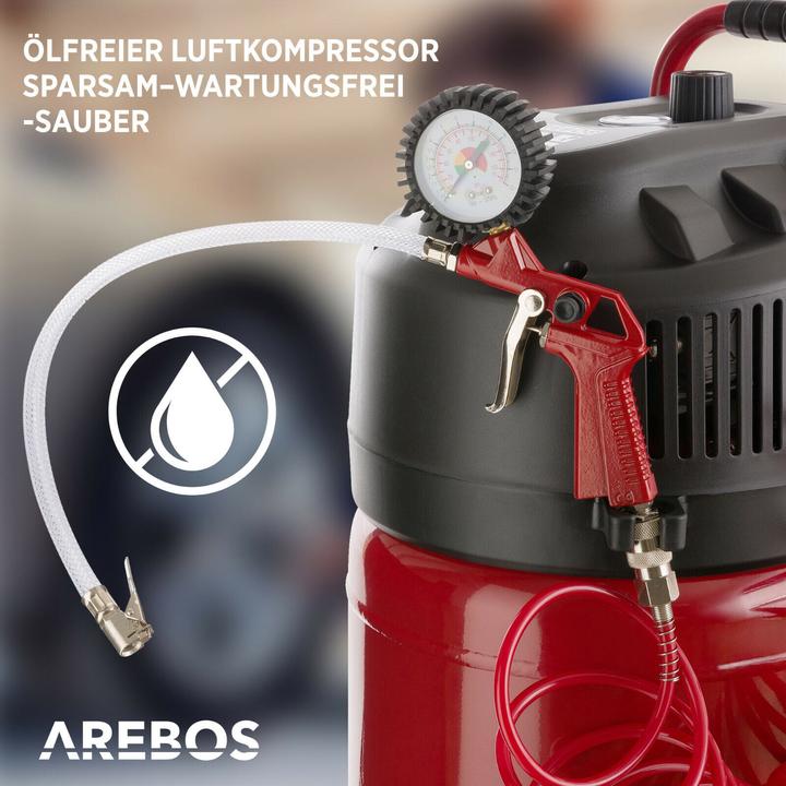 Actual product image Arebos Air compressor (10 bar, 50 l)