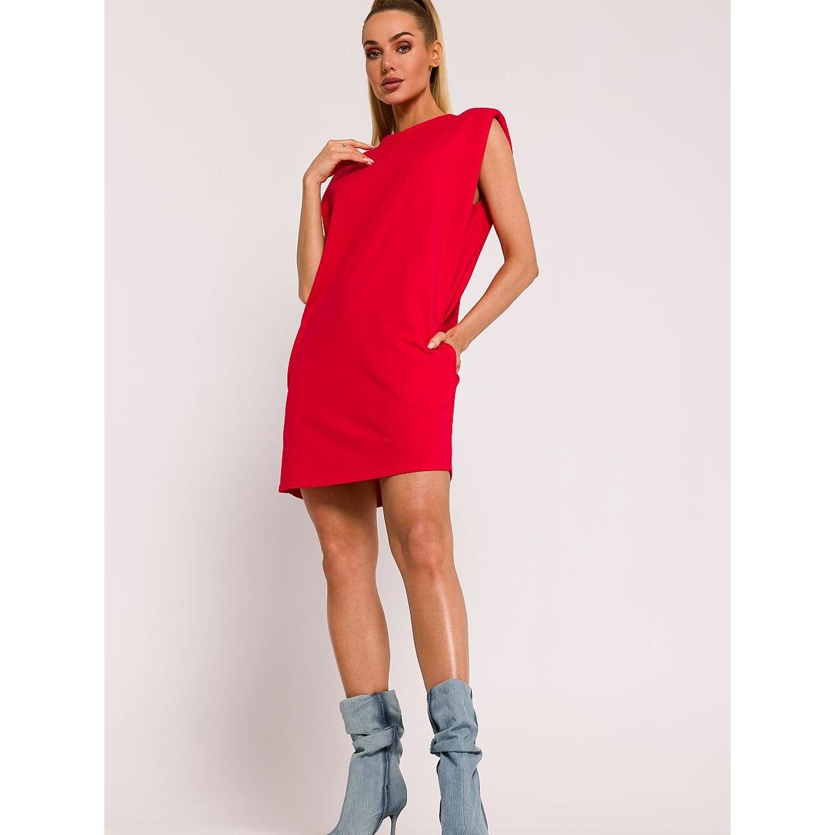 Made of Emotion, Damen, Kleider, Alltagskleid, Rot, (XXL)