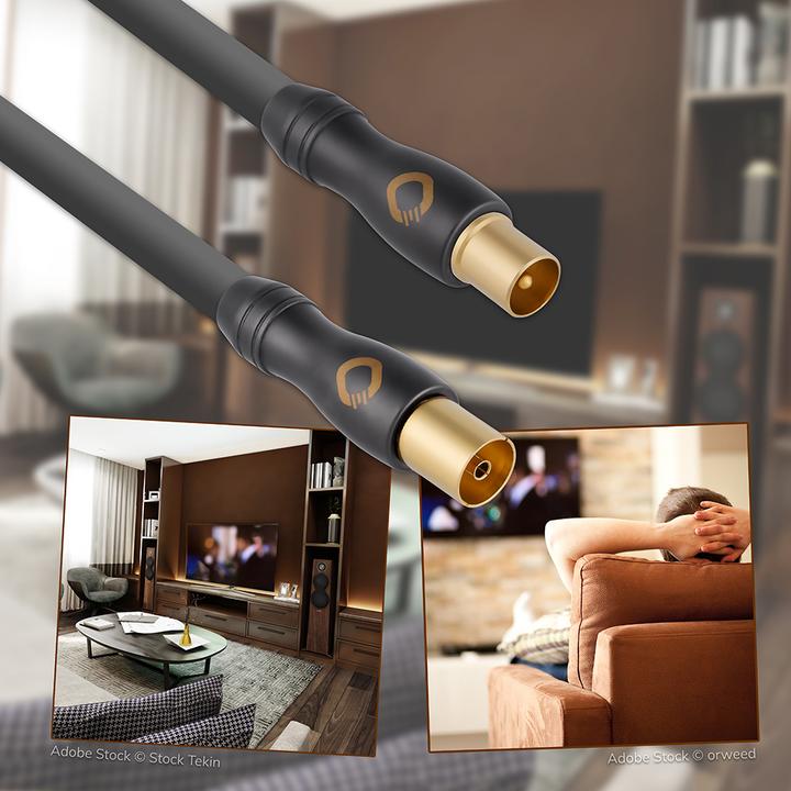 Actual product image Oehlbach Transmission Shift 2000 black 20m (120 dB, Antenna cable)