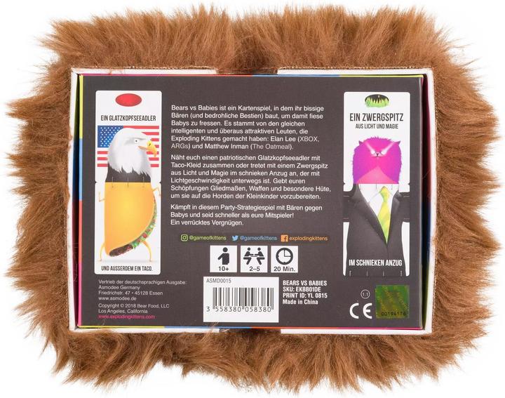 Produktbild Asmodée Bears vs Babies (Deutsch, 2 - 4 Spieler)