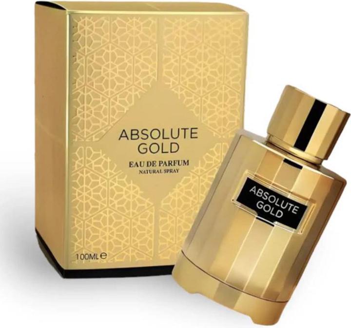 Maison Alhambra Absolute Gold Eau De Parfum 100ml von Fragrance World (Eau de Parfum, 100 ml)