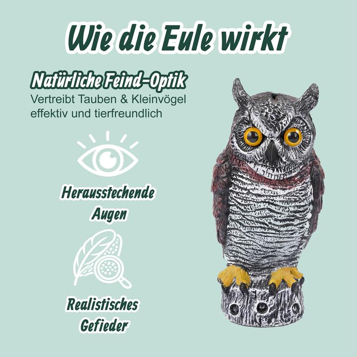 Produktbild Relaxdays Vogelabwehr-Eule