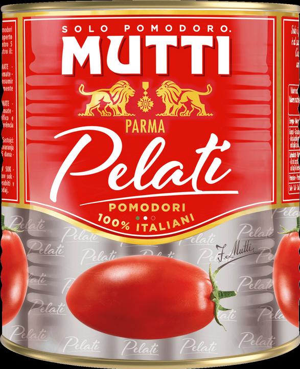 Actual product image Mutti Pelati Schaeltom. (800 g)