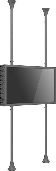 Actual product image Multibrackets M Pro Series Enclosure Floor to Ceiling Mount B2B 55" Medium Black (Mounting- / Adapterplates)