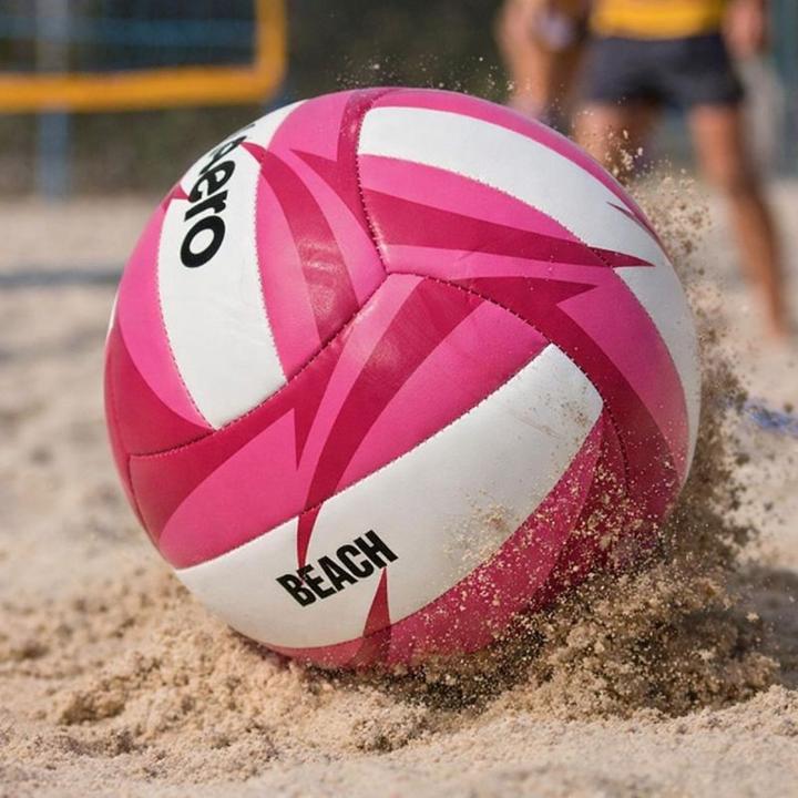 Actual product image Enero Piłka Siatkowa Plażowa Różowa (5)