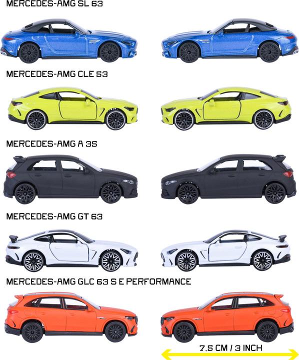 Produktbild Majorette Mercedes-AMG 5 Pieces Giftpack