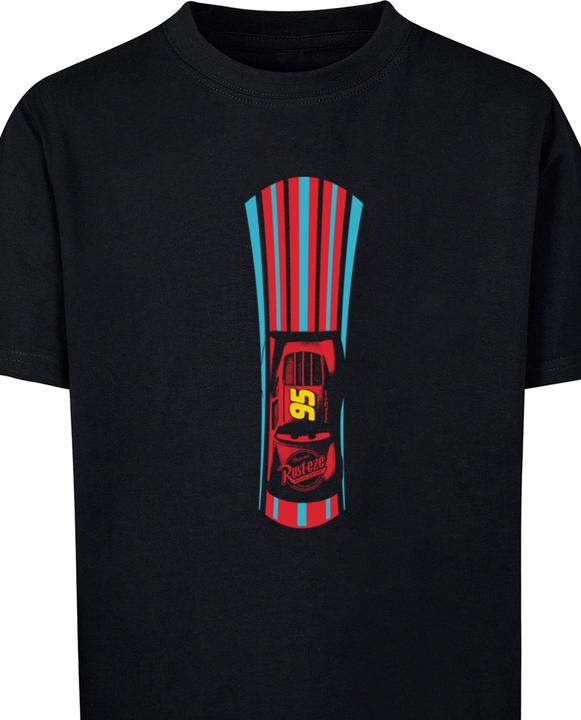Produktbild Absolute Cult Kids Cars - Lightning McQueen Stripes T-Shirt - 133313 (110, 116)