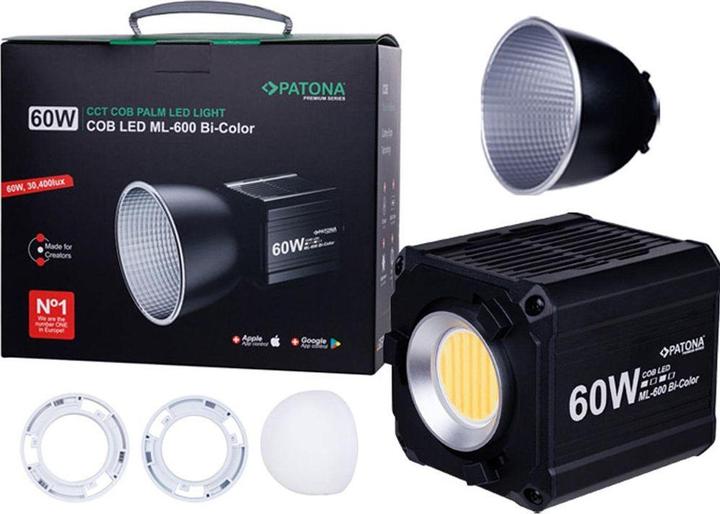 Actual product image Patona Premium LED 60W COB ML-600 (Video light)