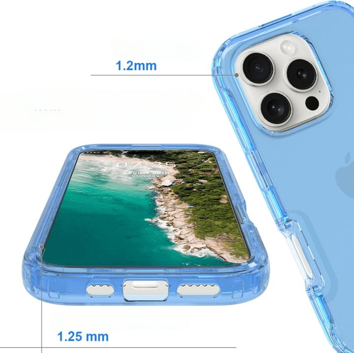 Actual product image Cover-Discount iPhone 16 Pro - Stossfeste Hybrid Handyhülle (Apple iPhone 16 Pro)