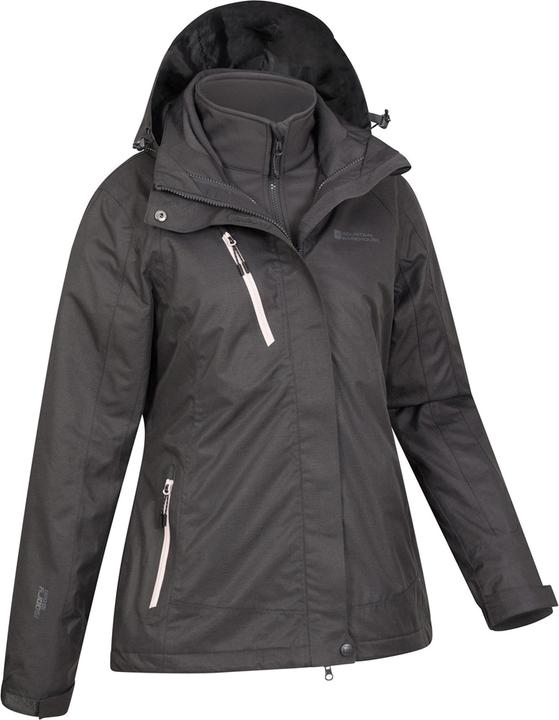 Actual product image Mountain Warehouse Womens/Ladies Bracken Melange 3 in 1 Jacket (46)
