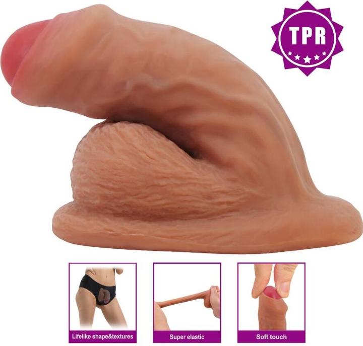 Image du produit Pretty Love - Warnell Ultra Realistischer Und Elastischer Dildo 9,5 cm Mulato