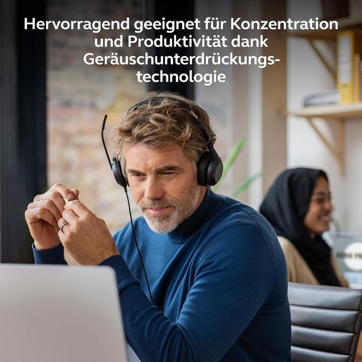 Productafbeelding Jabra Evolve2 50 (Bedraad, Draadloze, USB-C, Alcatel-Lucent, Avaya, Cisco, Google Ontmoeten, Microsoft Teams, Verenig, Zoom)