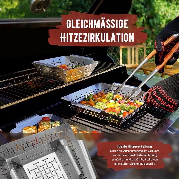Actual product image Grillart Premium Grillkorb Set