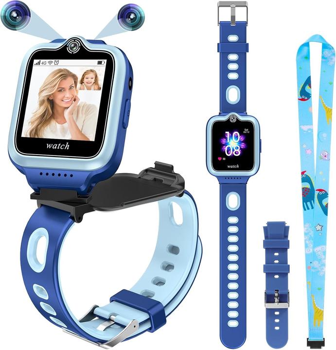 Immagine prodotto Eleoption Smartwatch Bambini GPS 4G Impermeabile con Chiamate Video SOS e Localizzazione (4G)