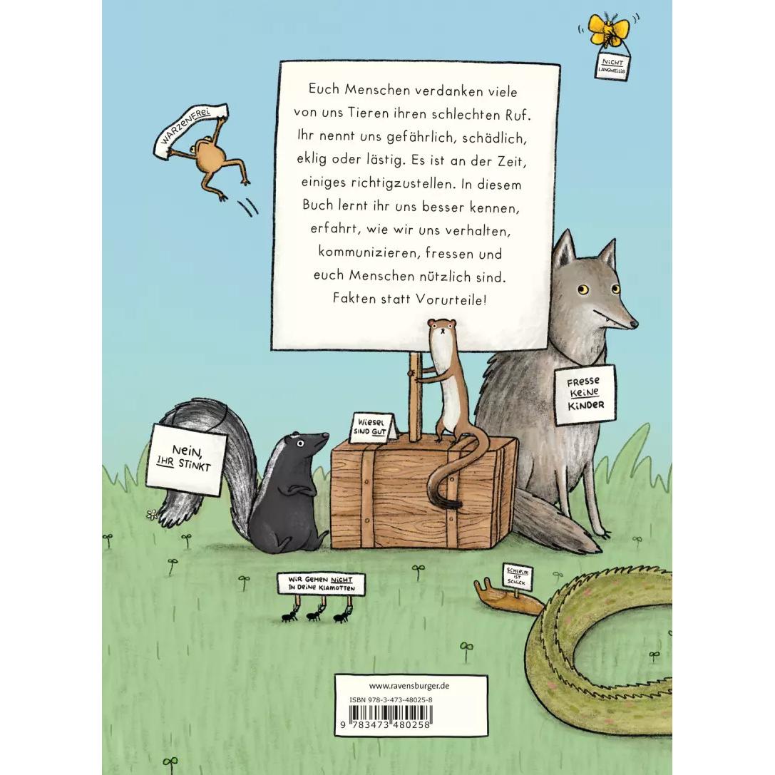 Thumbnail - Keine bösen Tiere - Das etwas andere Tierbuch für Kinder ab 7 Jahren, Kinderbücher von Sophie Corrigan