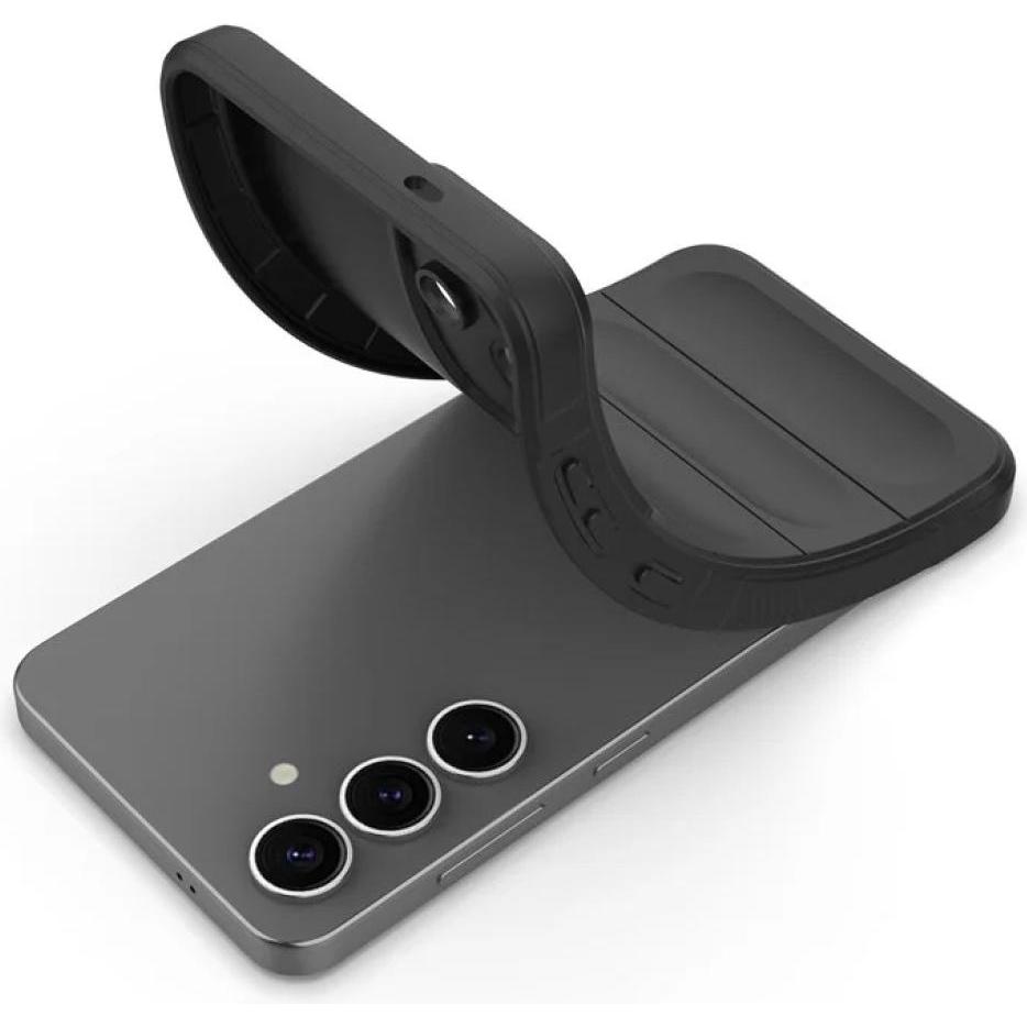Thumbnail - Screenguard CloudCase Samsung Galaxy S25 Hülle (Samsung Galaxy S25), Smartphone Hülle, Schwarz