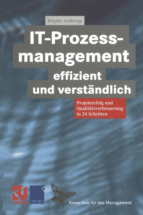 Produktbild IT-Prozessmanagement effizient und verständlich (Deutsch, Brigitte Anderegg, 2012)