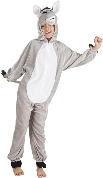 Immagine prodotto Boland Costume da asino per bambino: tuta di peluche con cappuccio (140)