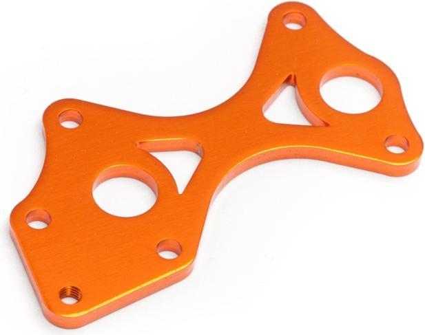 Actual product image HPI Trophy Truggy Front Holder For Diff. Gear 7075 (Orange)