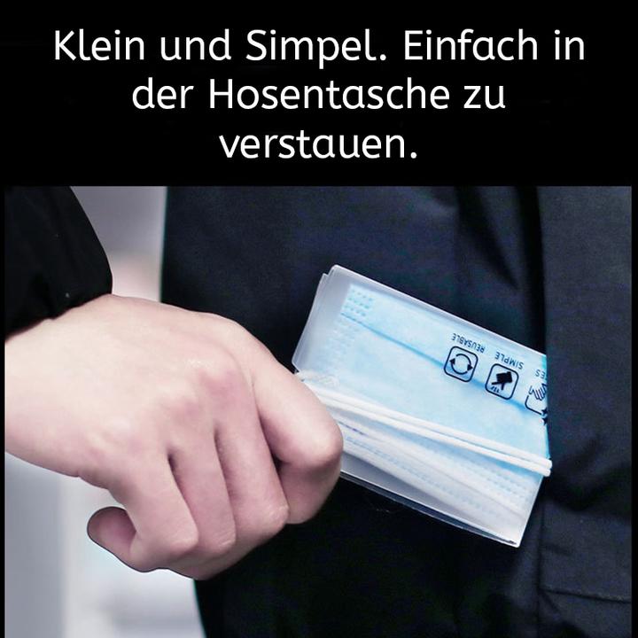 Actual product image Ueli Express Set of 4 face masks Protective cover Transport case (4 x)