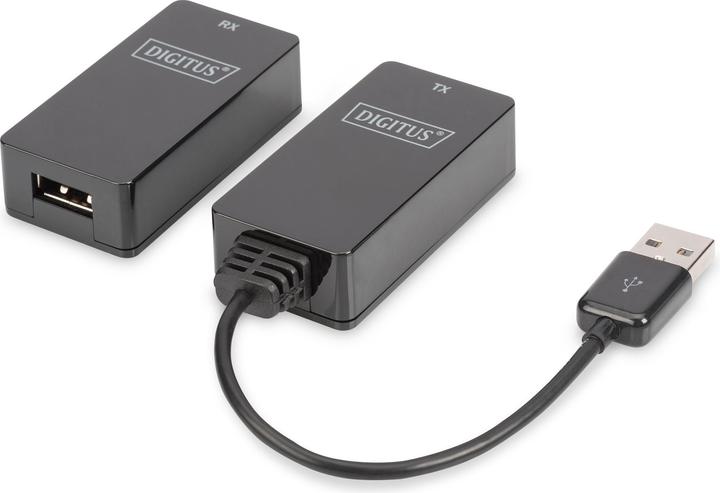 Digitus USB Extender voor CAT5e CAT6 UTP kabel tot 45m lengte (USB, RJ45/LAN (1x))