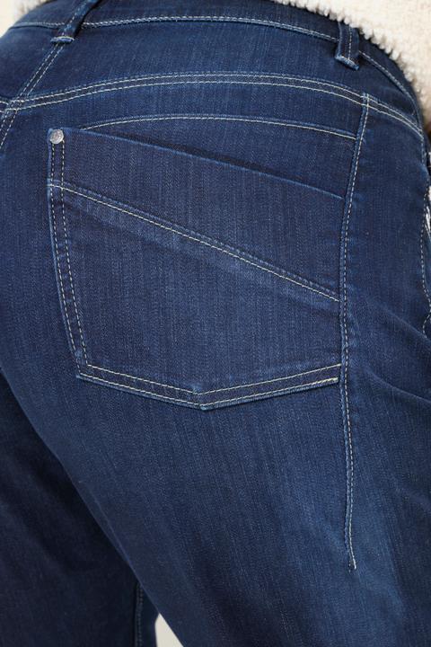 Image du produit Ulla Popken Jean Mom jambe large, rivets fantaisie et taille confortable (52)