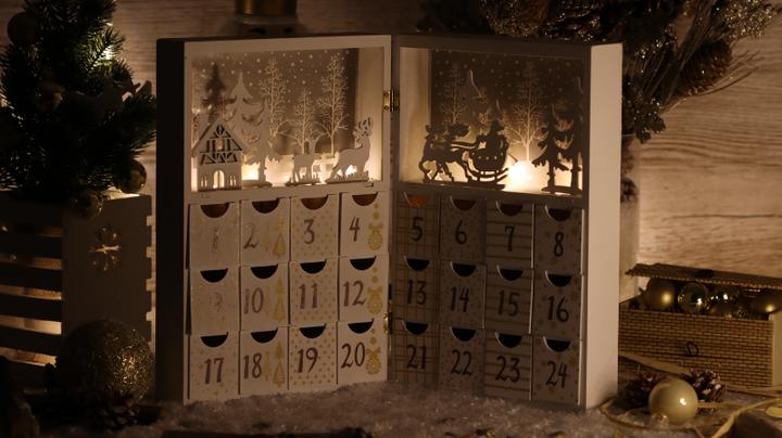 Image du produit Tracon LED-Weihnachts-Adventskalender Batteriefach