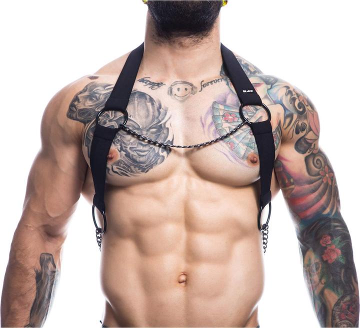 Cut4men C4m zwart kettingtuig S/M (M, S)