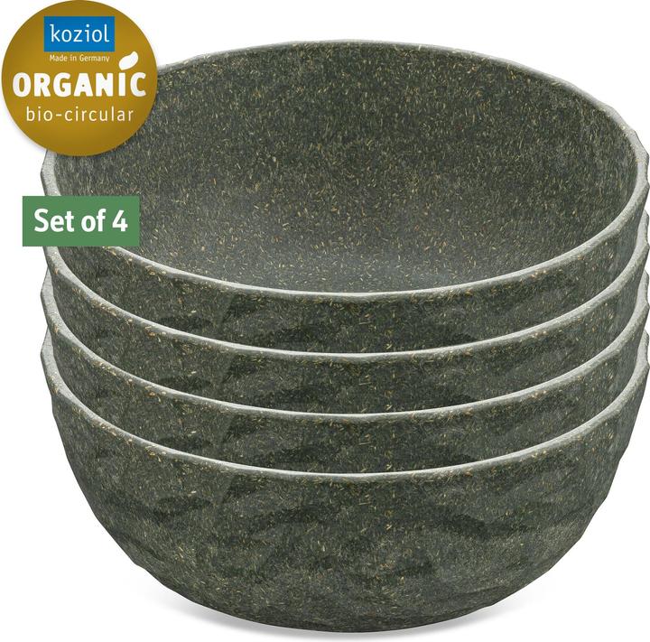 Immagine prodotto Koziol Ciotola Club 700 ml, 4 pezzi, Grigio (16.20 cm, 0.70 l, 4 x)