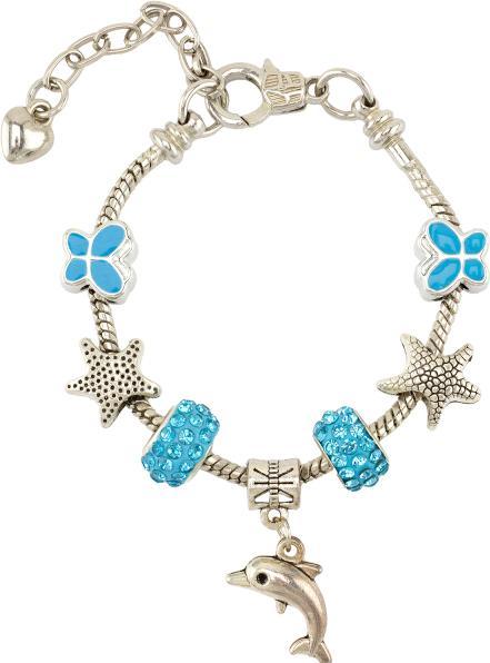 Produktbild Ulysse Couleurs d'Enfance Sehr schönes Armband mit Delphin Motiv (5 cm, Metall)