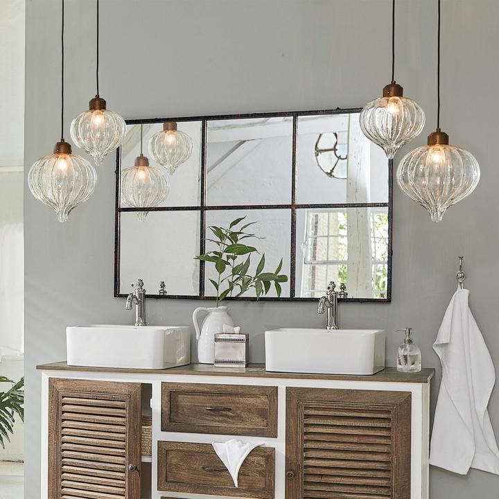 Image du produit Loberon Set de 2 lampes à suspendre Baisse clair (E27)