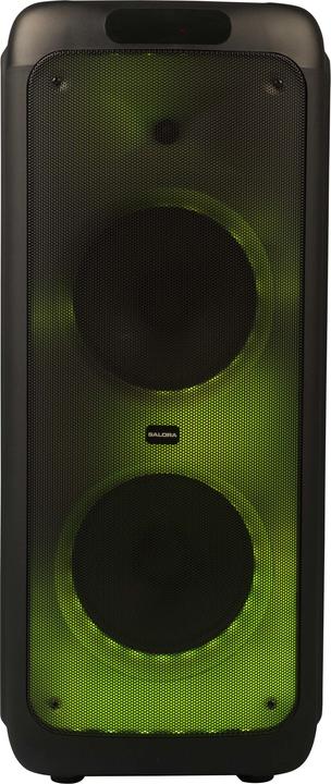 Actual product image Salora Party speaker XL1 - 2x 10 inch speakers - 50 watt - LED verlichting (5 h, Electrical connection)