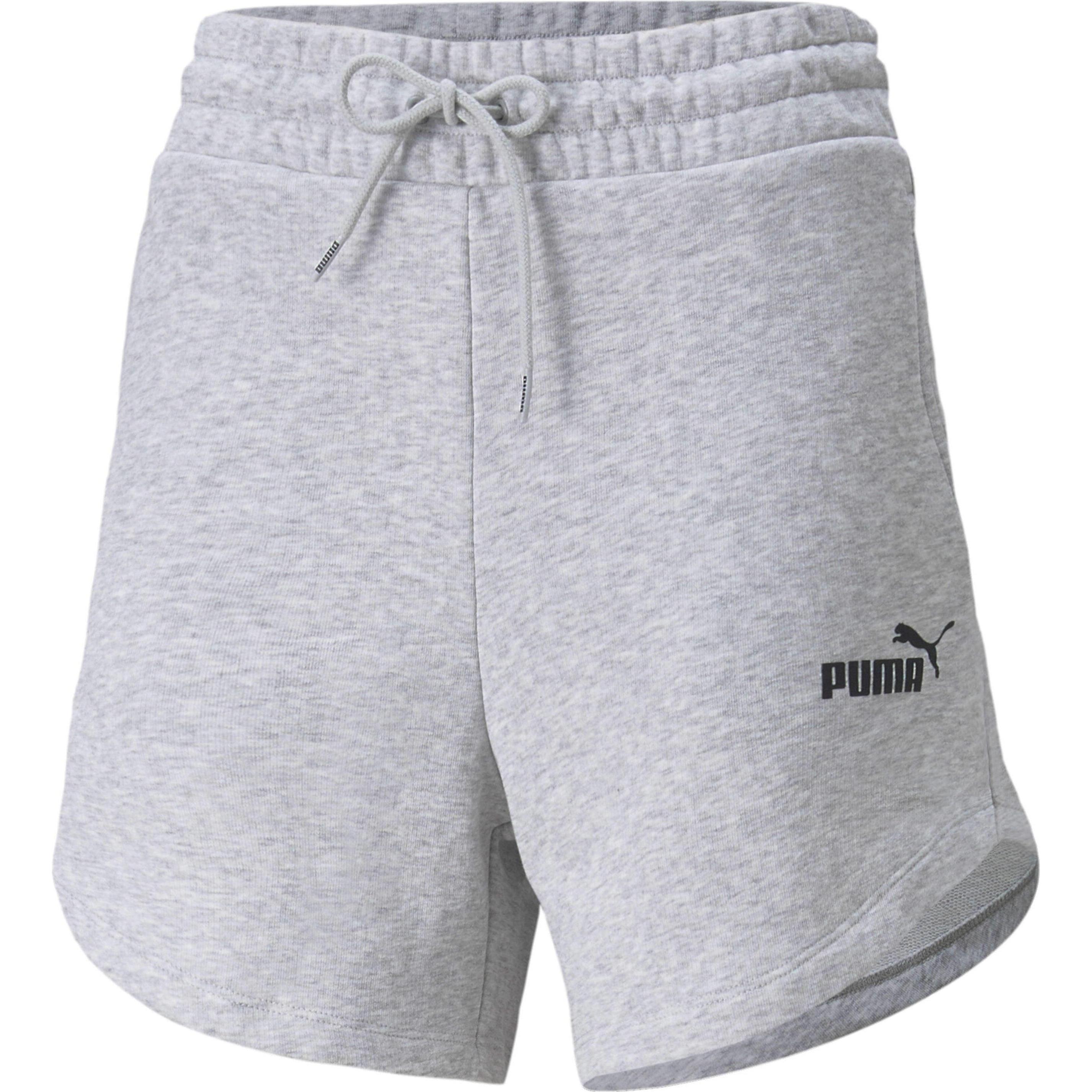 Puma, Damen, Shorts, shorts mit hohem bund für damen essentials, Grau, (XL)