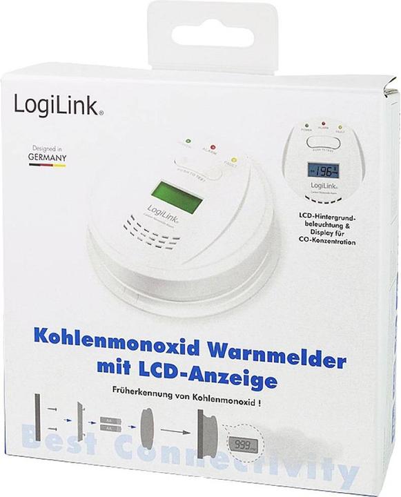 Productafbeelding LogiLink Koolmonoxide detector