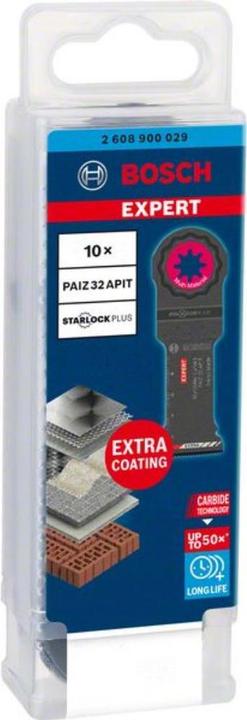 Actual product image Bosch Professional Zubehör EXPERT MultiMax PAIZ 32 APIT blade for multifunction tools, 32 mm, 10 pieces