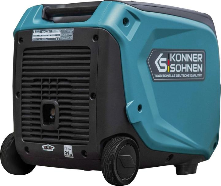 Actual product image Könner & Söhnen Inverterinis generatorius KS 4000iE S Silent (3500 W, 12 l)