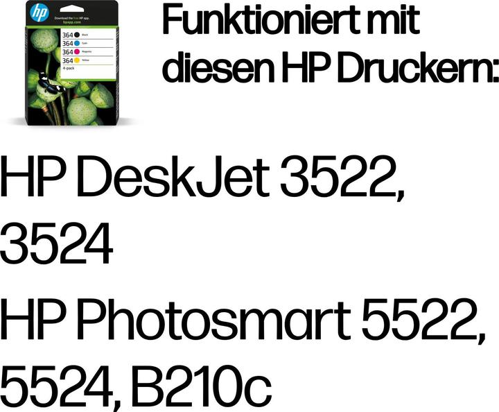 Produktbild HP 364 (M, C, Y, BK)