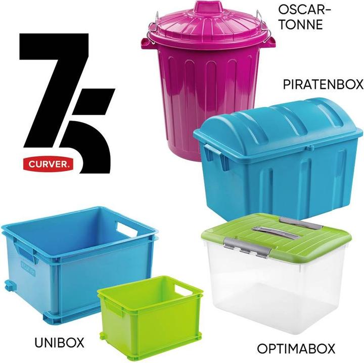 Image du produit Curver 259568 Boîte de rangement Optima Classic 75 ans-édition lilas 1 pce (30 l)
